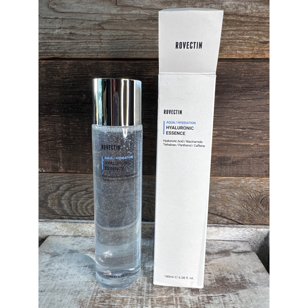 Rovectin Hyaluronic Essence Hydration | 6.1 oz 180ml | K-Beauty NIB | MSRP $29
